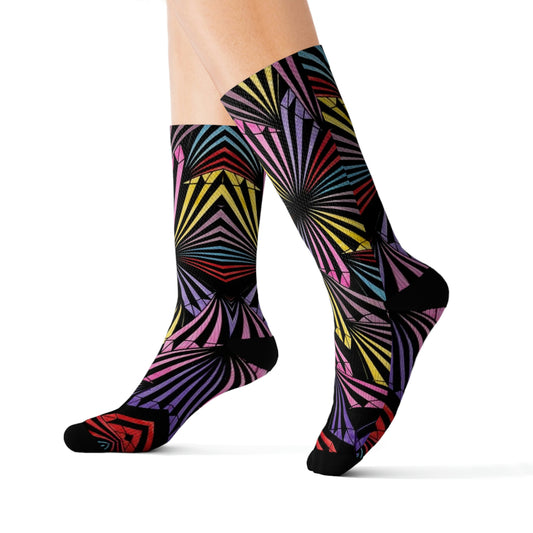 PINWHEEL Sublimation Socks