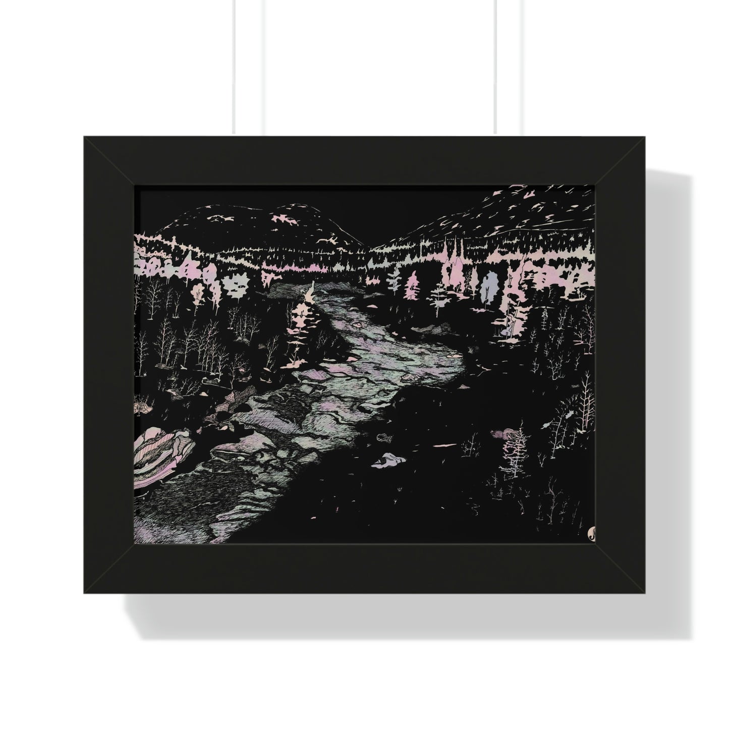 WONDERLUST Framed Horizontal Poster