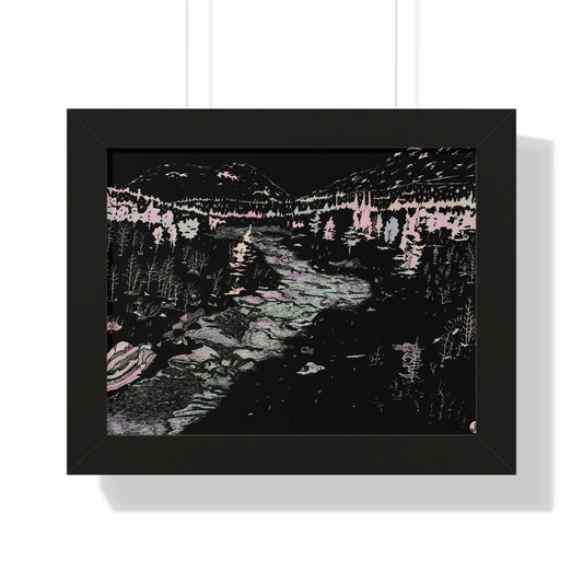 WONDERLUST Framed Horizontal Poster
