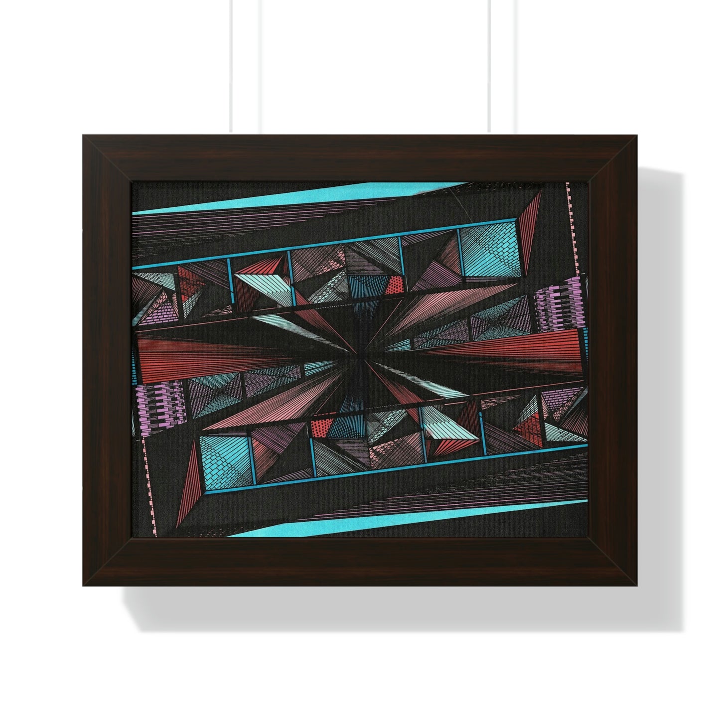 DUO MEGALOPOLIS Framed Horizontal Poster